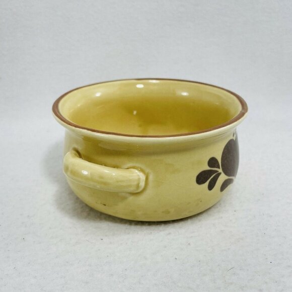 Vintage Nce 1986 Bowl Soup Crock Pot Stew Rice Curry Double Handle Heart Serving - Picture 3 of 8